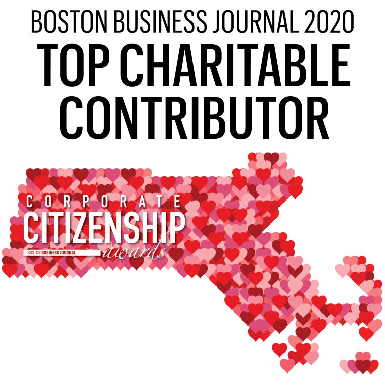 Honoree by the Boston Business Journal for its annual 2020 Corporate Citizenship