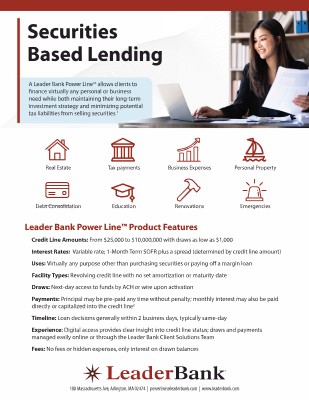 Securities Based Lending