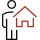 Person house icon