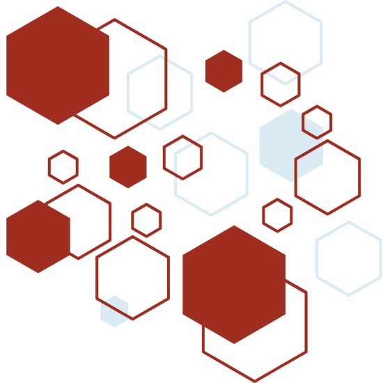 Red hexagon