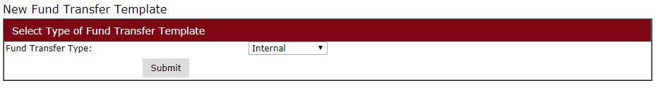 new fund transfer template